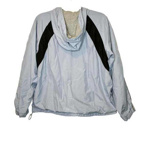 Reebok Jacket L Womens Colorblock Lined Hooded Full‎ Zip Size Large - Picture 2 of 8